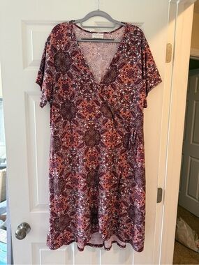 Bobbie Brooks Paisley Knit Dress